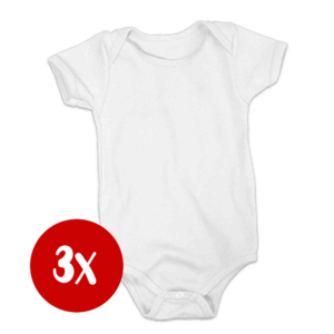 3x Blanco Soft Touch Rompertje - Wit | 100% katoen - Goede kwaliteit